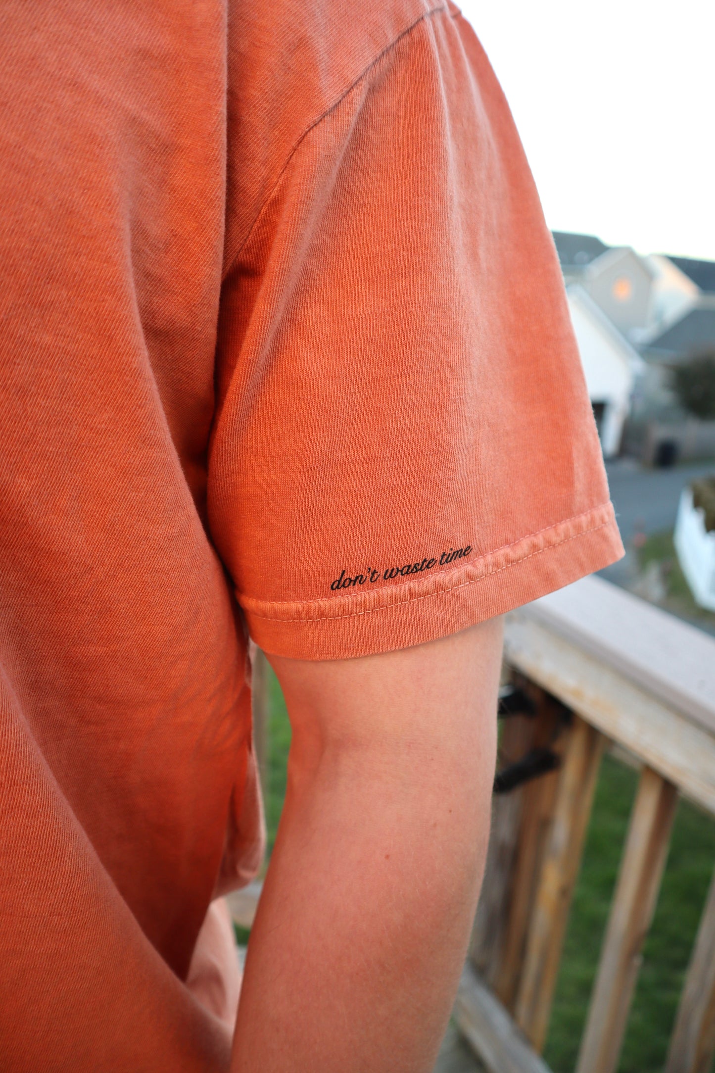 Spartan Tee in Burnt Orange