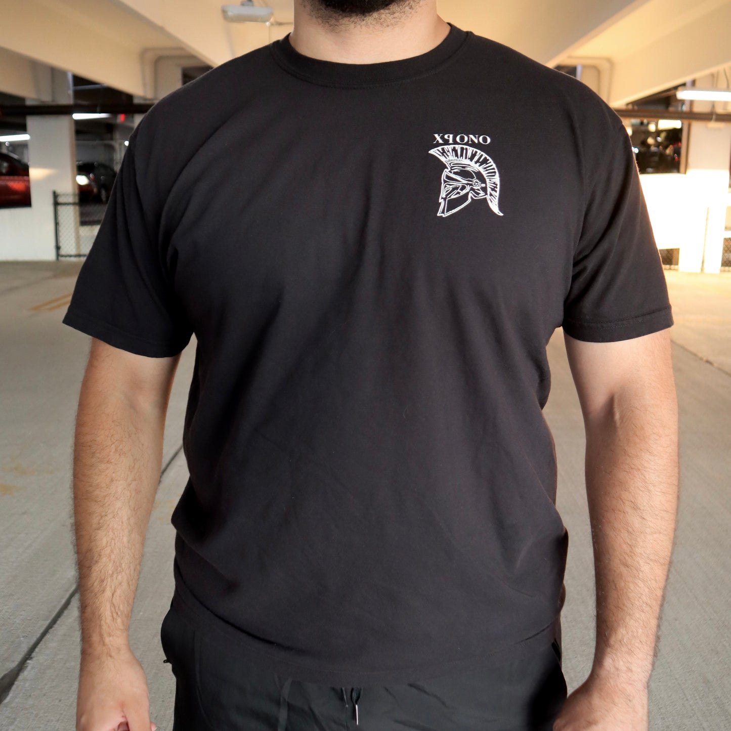 Essential Spartan Tee in Black