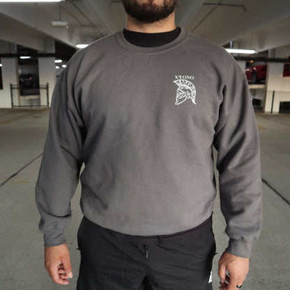 Essential Spartan Crewneck in Charcoal