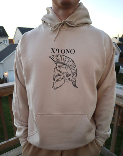 Spartan Hoodie in Beige