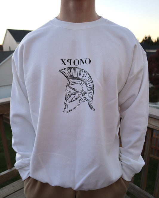 Spartan Crewneck in White