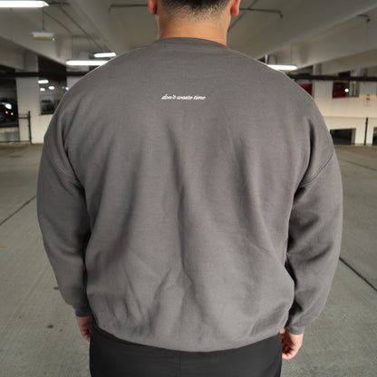 Essential Spartan Crewneck in Charcoal