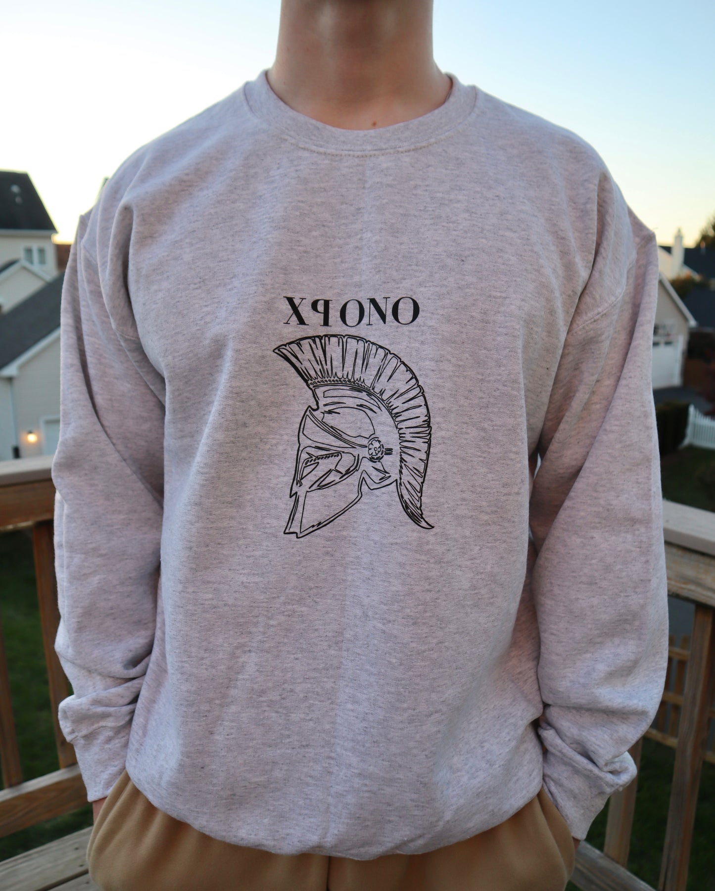 Spartan Crewneck in Gray