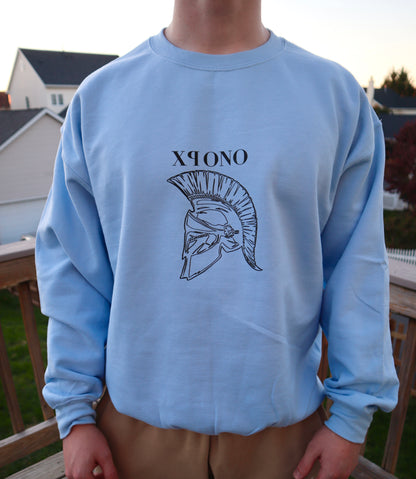 Spartan Crewneck in Light Blue