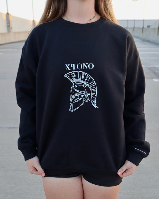 Spartan Crewneck in Black