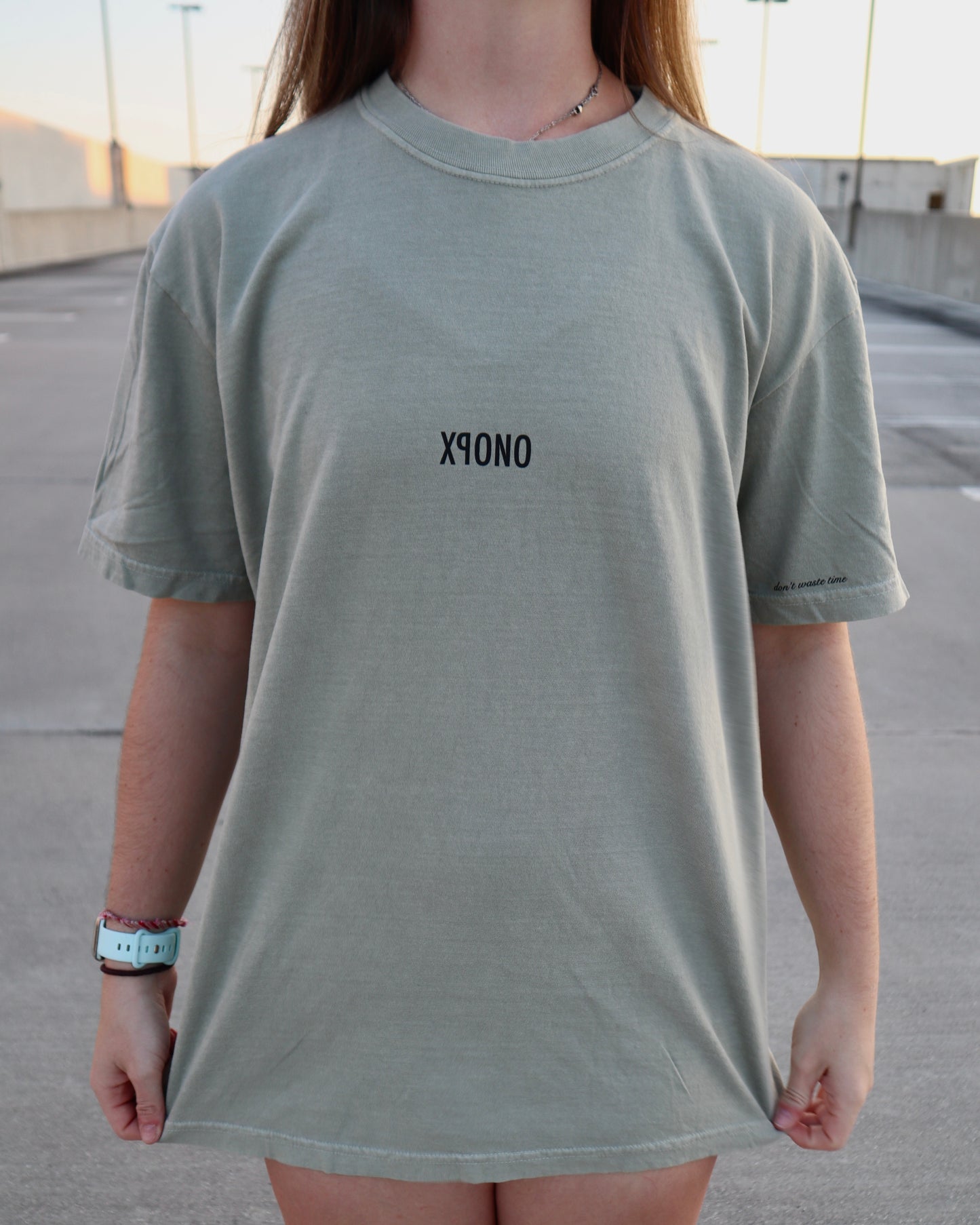 XPONO Minimal Tee in Sage